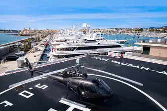IYCA Port Vauban has an onsite helipad for a smooth arrival