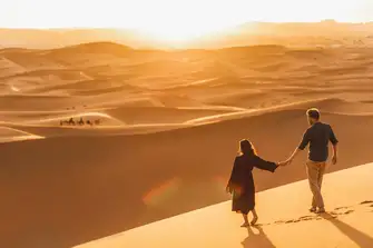 Embrace the beautiful landscape of the Sahara