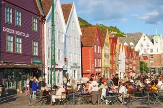 Immersed in Bergen's thriving cafe scene is a relaxed way to spend a morning
