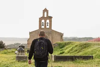 Hike to visit the Baroque Church located along the Camino de Santiago trail&nbsp;
