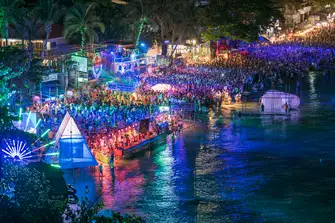 Join the full moon party on Koh Phangan