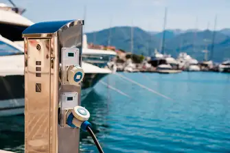 With multiple marinas installing charging points, electric hybrid propulsion is the way forward&nbsp;