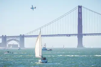 St Francis Yacht Club is located along the San Francisco Bay offering picturesque views