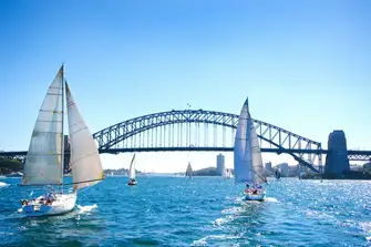 Nothing like sailing under the Sydeny Harbour Bridge on a sunny day