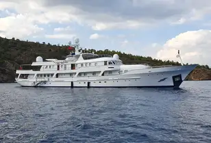 the blue yacht for sale