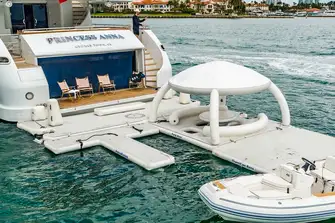 The yacht has all-new tenders and toys