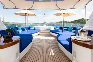 the blue yacht for sale