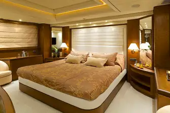The owner's suite on the main deck