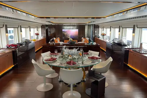 Main deck dining area