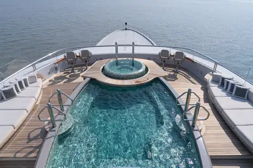 Sun deck pool